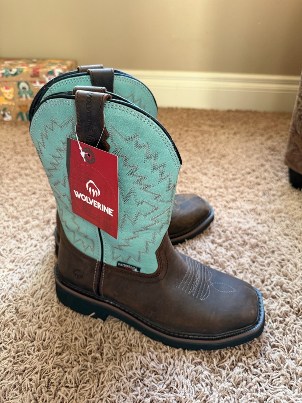 WOMEN'S RANCHER ARROW STEEL-TOE WELLINGTON WORK BOOT